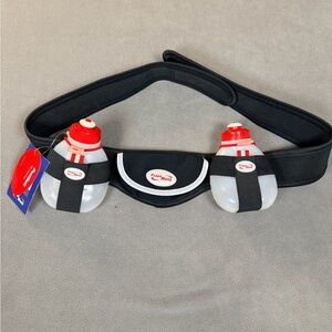 FuelBelt- 2 Bottle Hydration Stretch Belt- Running/Walking/Workout/Hiking- NWT